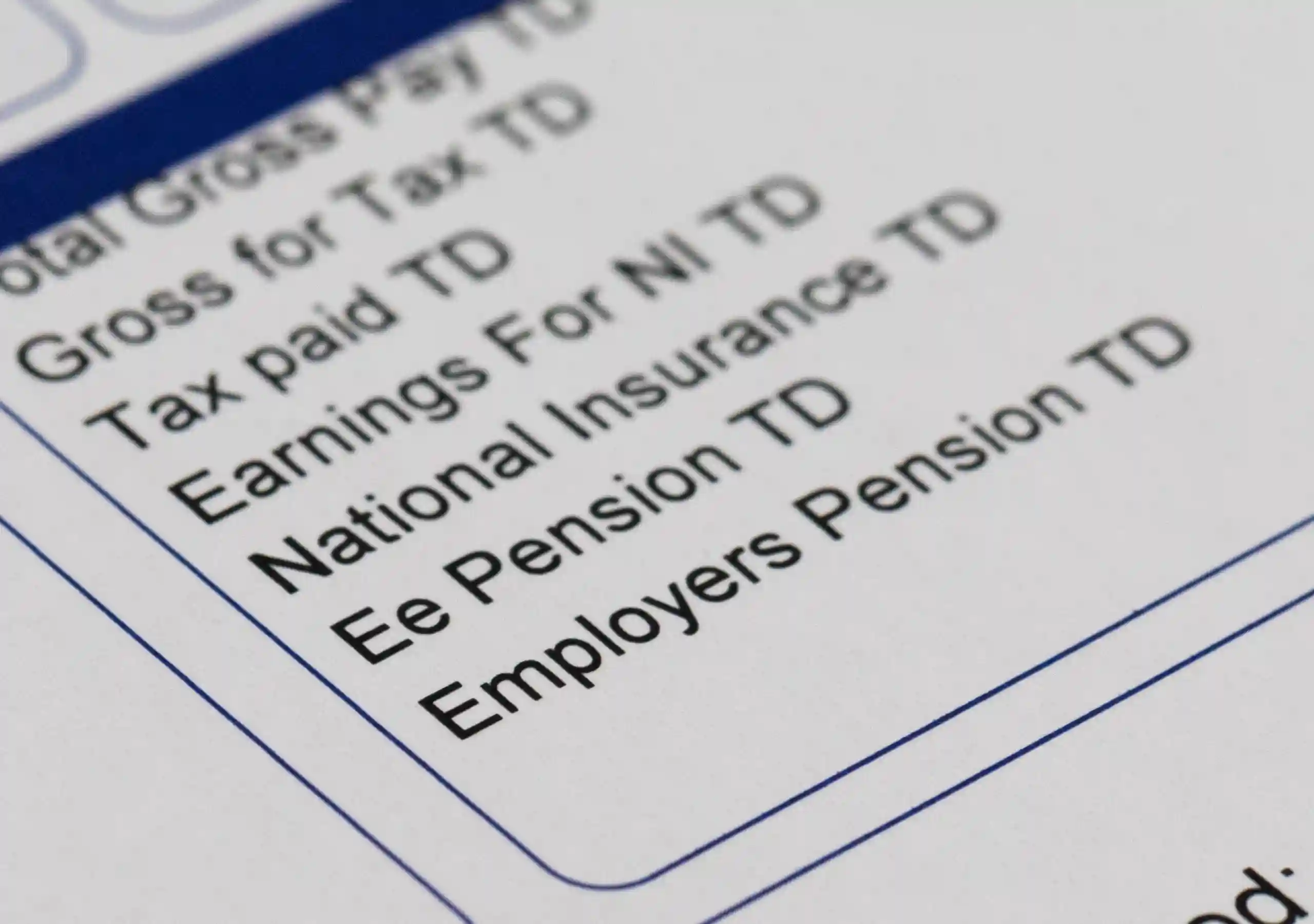 wage slip show payroll breakdown.